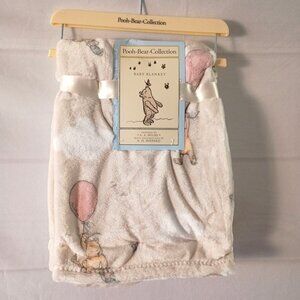 Winnie the Pooh Bear Collection Baby Blanket 40x30 Brand New with Hanger